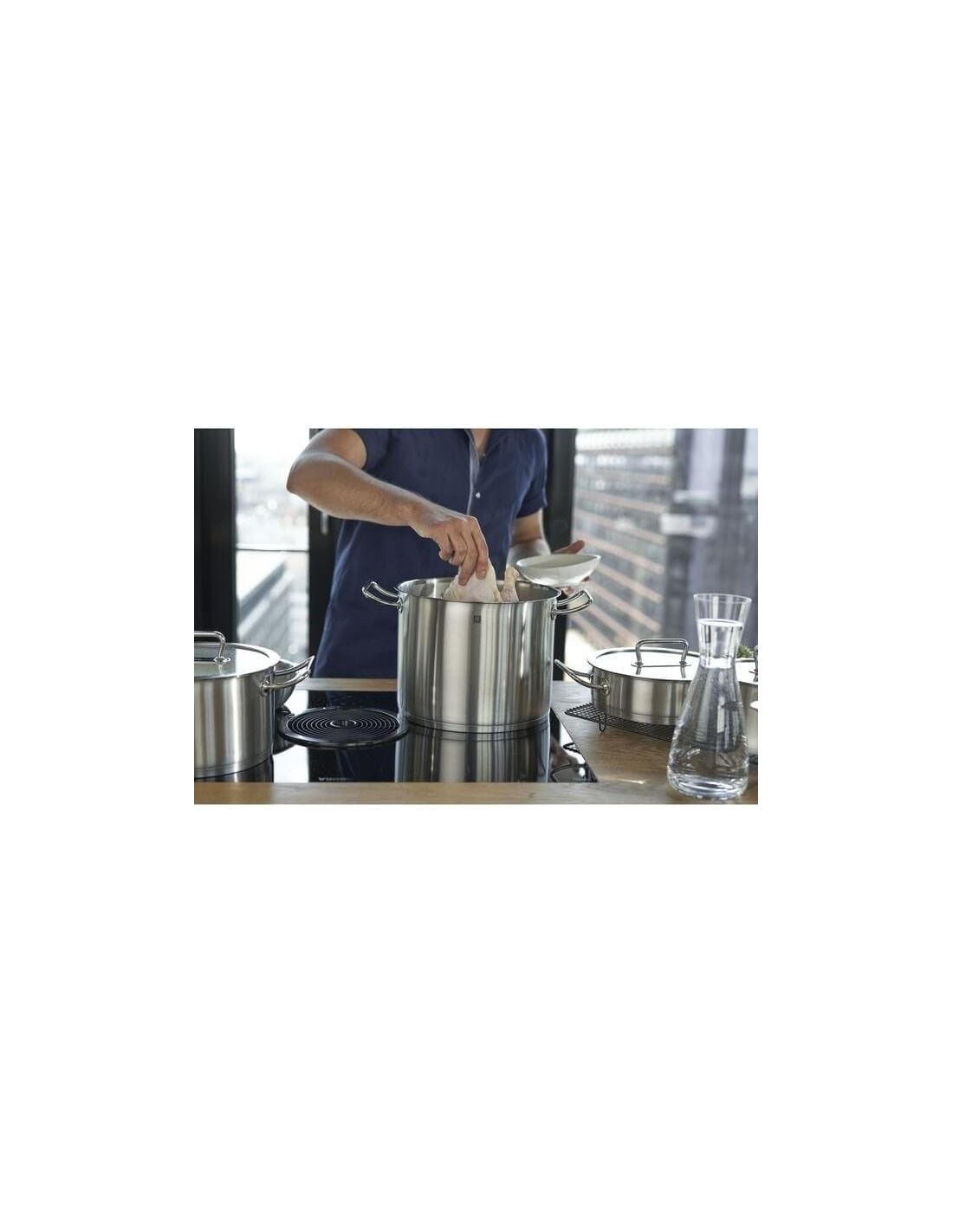 PENTOLE - COPERCHI ACCIAIO: vendita online ZWILLING Pro Casseruola Alta 24 cm in Acciaio Inossidabile – 8,1 L in offerta
