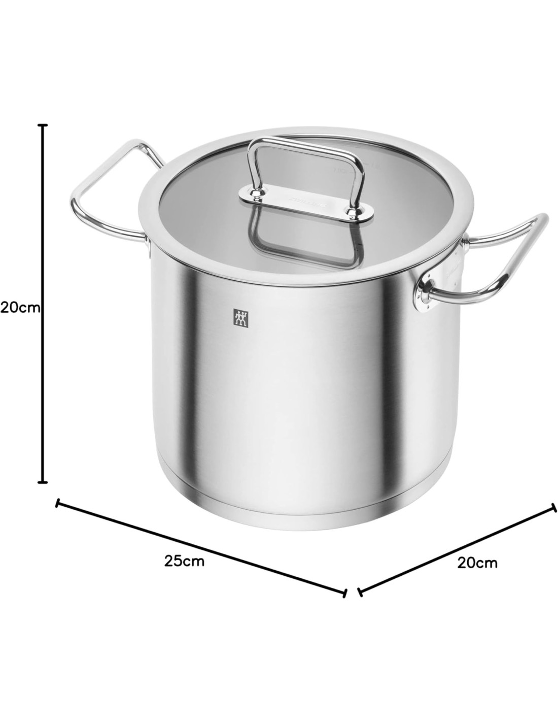 PENTOLE - COPERCHI ACCIAIO: vendita online ZWILLING Pro Casseruola Alta 24 cm in Acciaio Inossidabile – 8,1 L in offerta