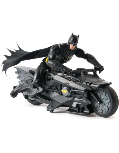 GIOCATTOLO PUBBLICIZZATO: vendita online Batman RC Batcycle + Figura 30 cm – Veicolo Radiocomandato per Bambini 4+ in offerta