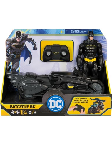 GIOCATTOLO PUBBLICIZZATO: vendita online Batman RC Batcycle + Figura 30 cm – Veicolo Radiocomandato per Bambini 4+ in offerta