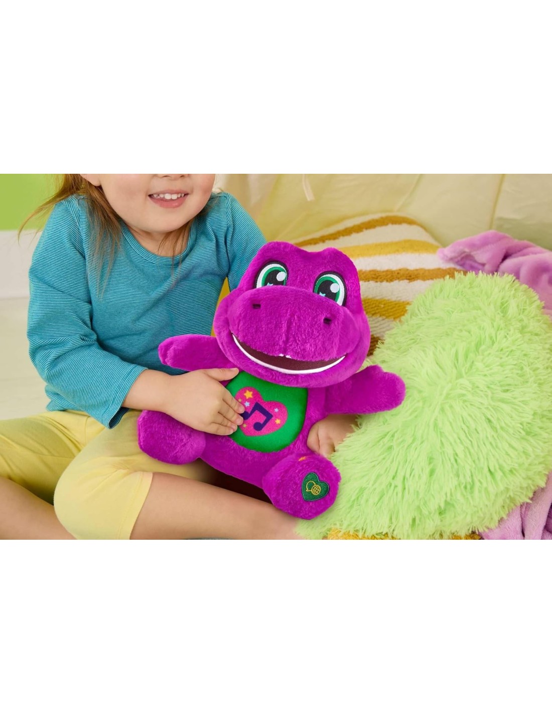 GIOCATTOLO PUBBLICIZZATO: vendita online Barney’s World – Peluche Interattivo “Barney Canta Con Me” in offerta