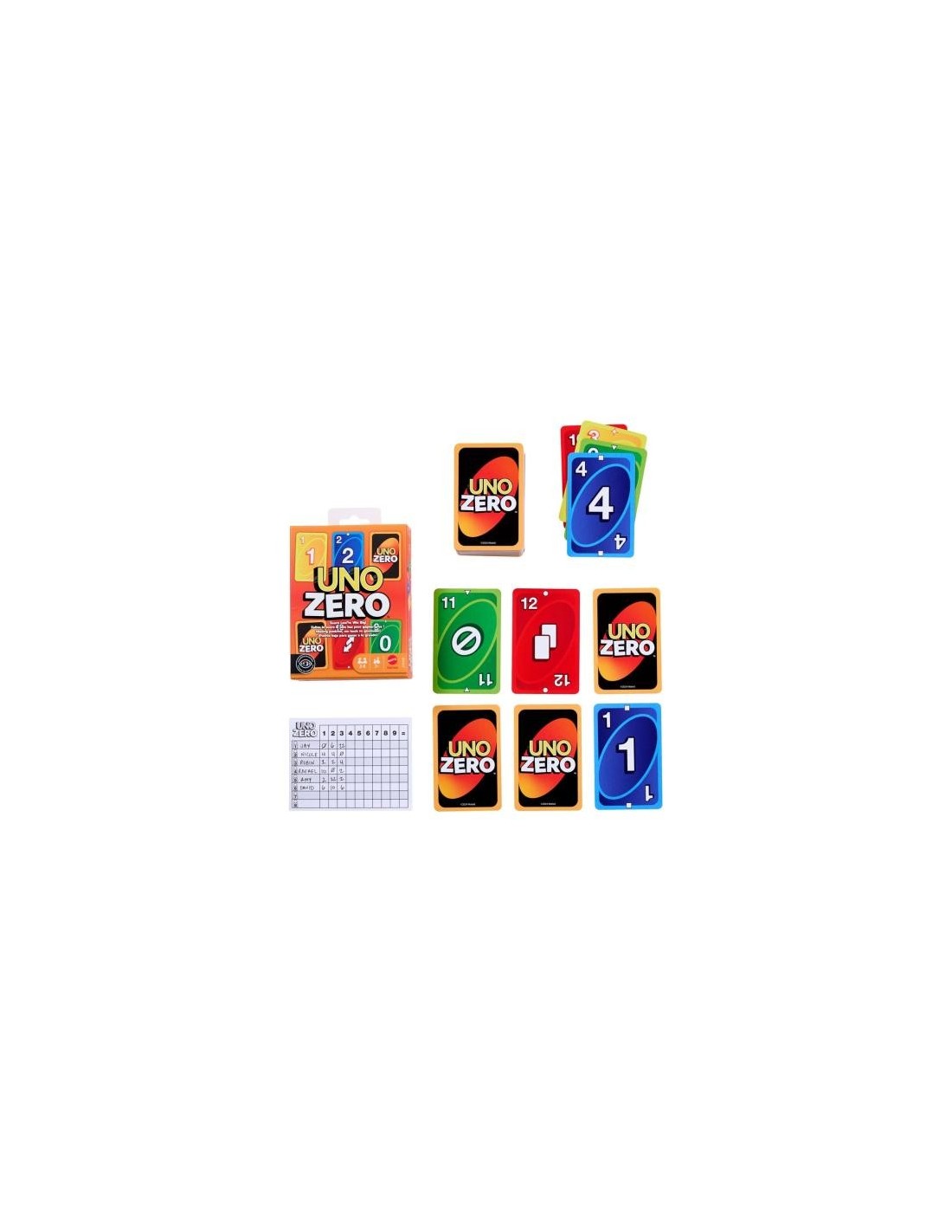 GIOCHI DI SOCIETA'E PUZZLE: vendita online UNO Zero Card Game – Variante Strategica per 2‑8 Giocatori, Età 7+ in offerta