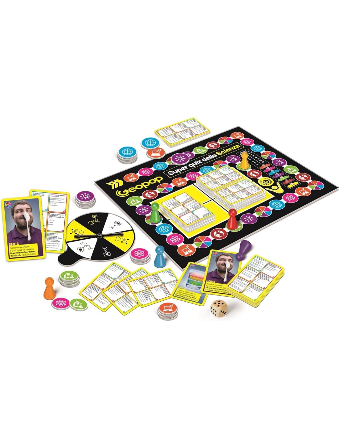 Clementoni Geopop Quiz Scienza 10+ Anni 2-6 Giocatori | Shop in Casa