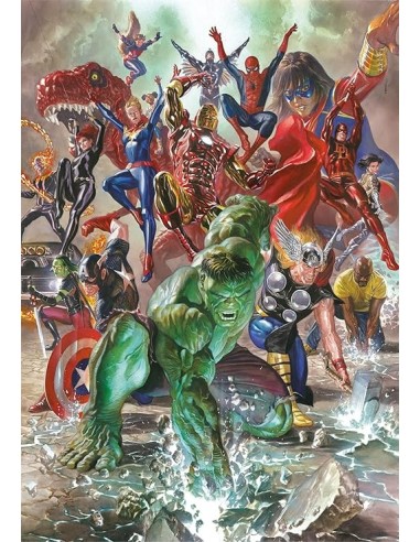 Puzzle Marvel 500 pz con poster Clementoni 35546 | Shop in Casa