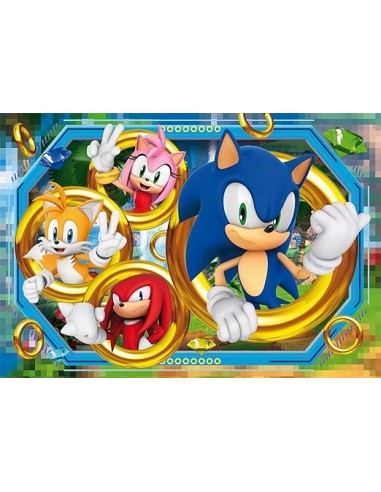 Puzzle Sonic 180 pz con sticker Clementoni 29796 | Shop in Casa