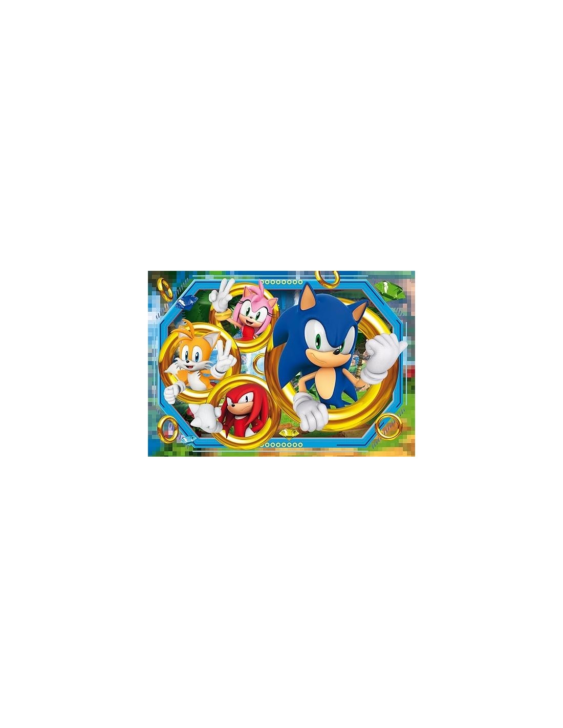 Puzzle Sonic 180 pz con sticker Clementoni 29796 | Shop in Casa