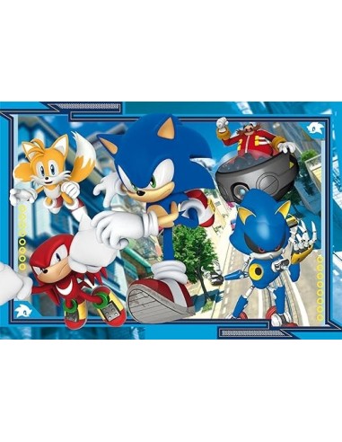 PUZZLE CLEMENTONI 180PZ CON STICKER SONIC 29798 | SHOP IN CASA