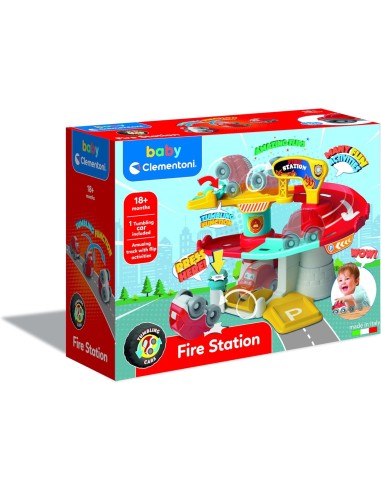 Clementoni Baby Fire Station, Pista Macchinine 18+ Mesi | Shop in Casa