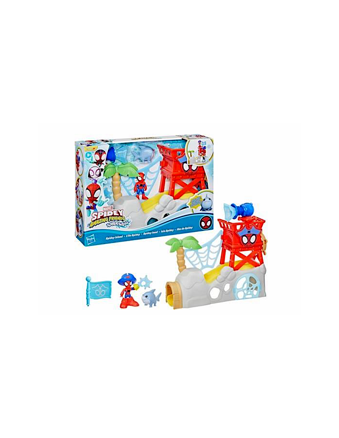 Playset Isola Water-Webs Spidey Marvel Hasbro | shopincasa.it