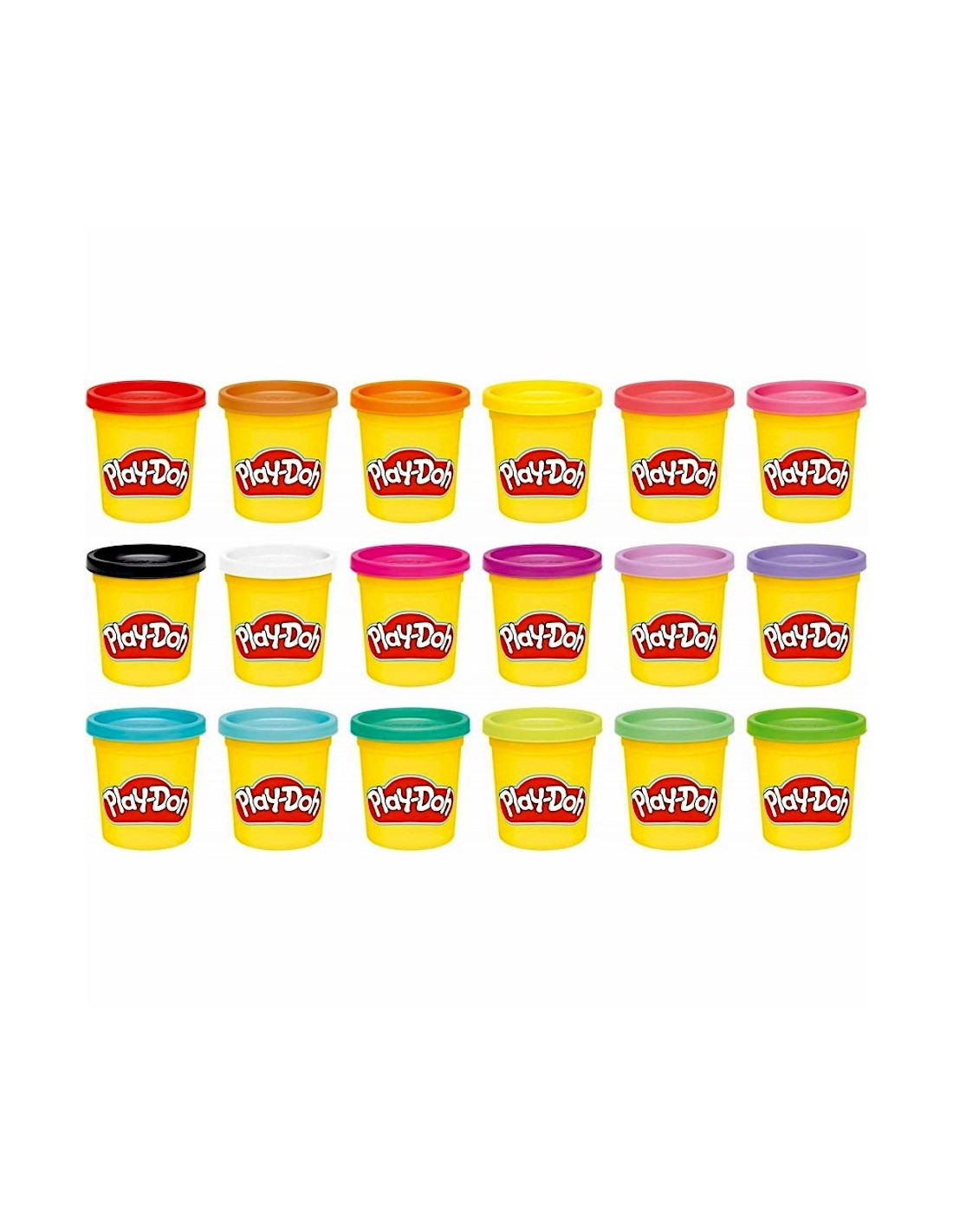 Play-Doh 18 colori vasetti grandi per bambini | shopincasa.it
