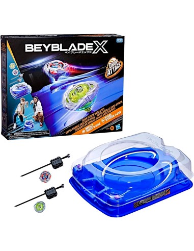 Set battaglia Beyblade X Drop Attack con arena e trottole Hasbro | shopincasa.it