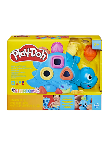 Play-Doh Dinosauro Forme e Colori con 6 vasetti di pasta modellabile e accessori | shopincasa.it
