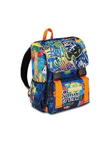 ZAINI: vendita online Zaino scuola Mitama, Triplo Scomparto SKATE DREAM, 28 litri, estensibile, bambino, scuola elementare e ...