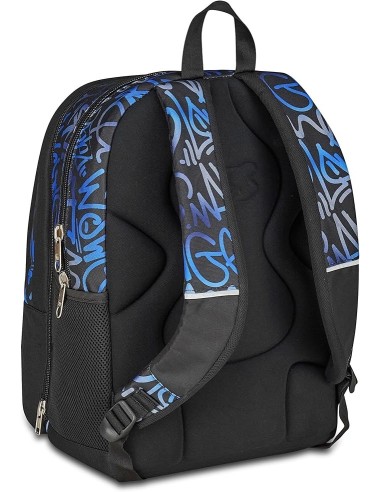 ZAINI: vendita online Seven Zaino Scuola, Dual Detach, Blu Giallo, Doppio Scomparto 32 L, Con Tasca PC, 30x43,5x24 cm in offerta