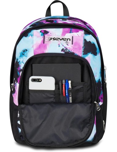 ZAINI: vendita online Seven Zaino Scuola, Dual Detach, Azzurro Fucsia, Doppio Scomparto 32 L, Con Tasca PC, Scuola, 30x43,5x2...