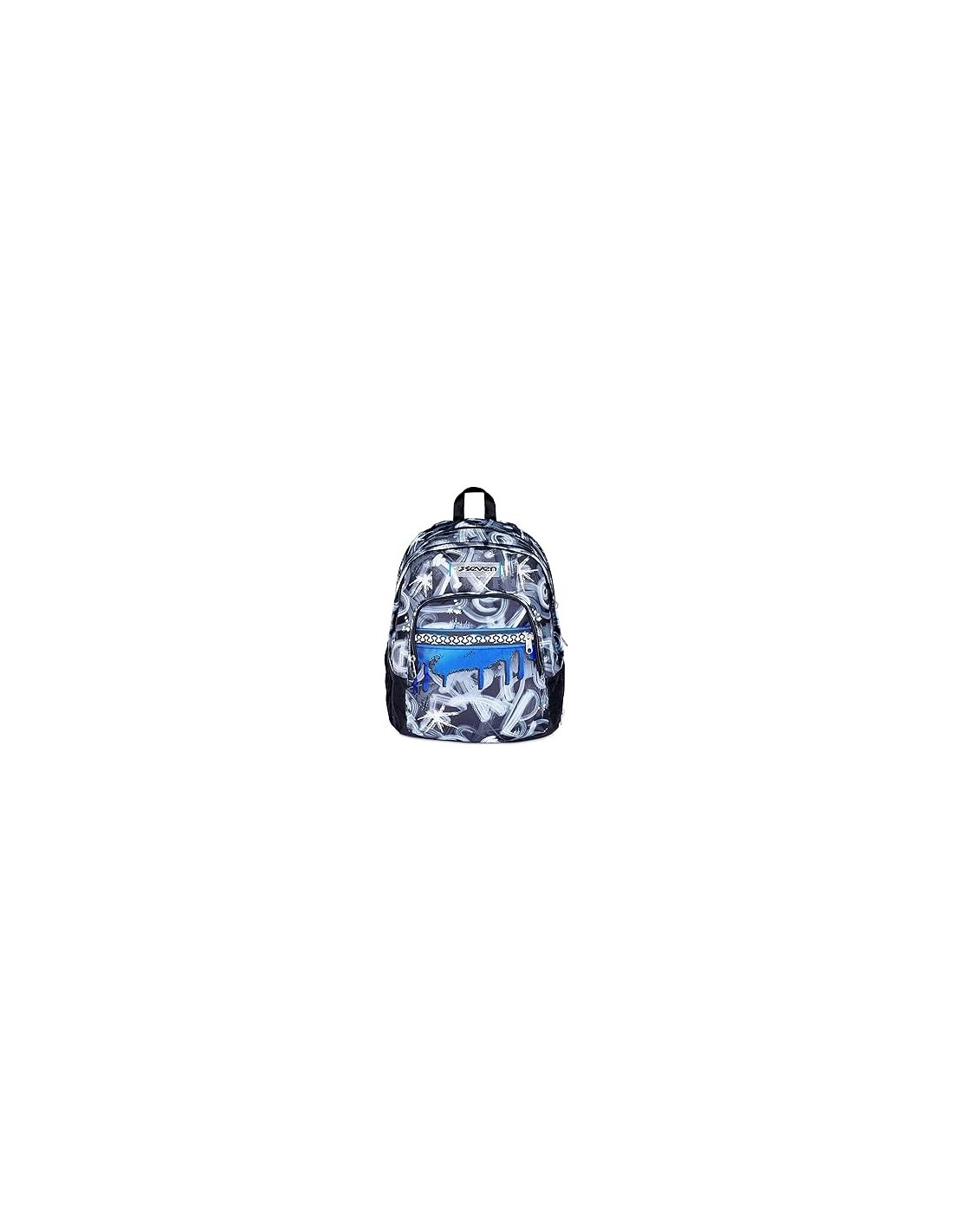 ZAINI: vendita online Seven Zaino Scuola, Dual Detach, Grigio Azzurro, Doppio Scomparto 32 L, Con Tasca PC, Organizer, Zaino,...