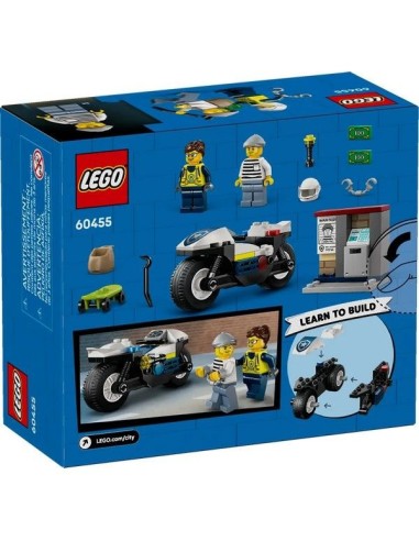 LEGO City 60455 Moto della Polizia, avventure d’azione per piccoli agenti dai 5 anni | Shop in Casa