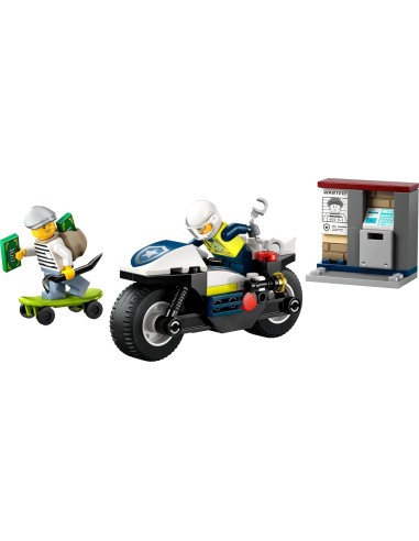 LEGO City 60455 Moto della Polizia, avventure d’azione per piccoli agenti dai 5 anni | Shop in Casa