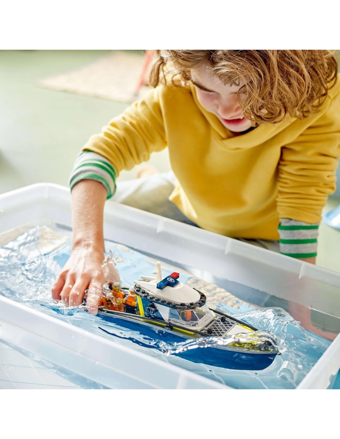 LEGO City 60456, inseguimento sul mare con barche, squalo e polizia per bambini da 6 anni | Shop in Casa