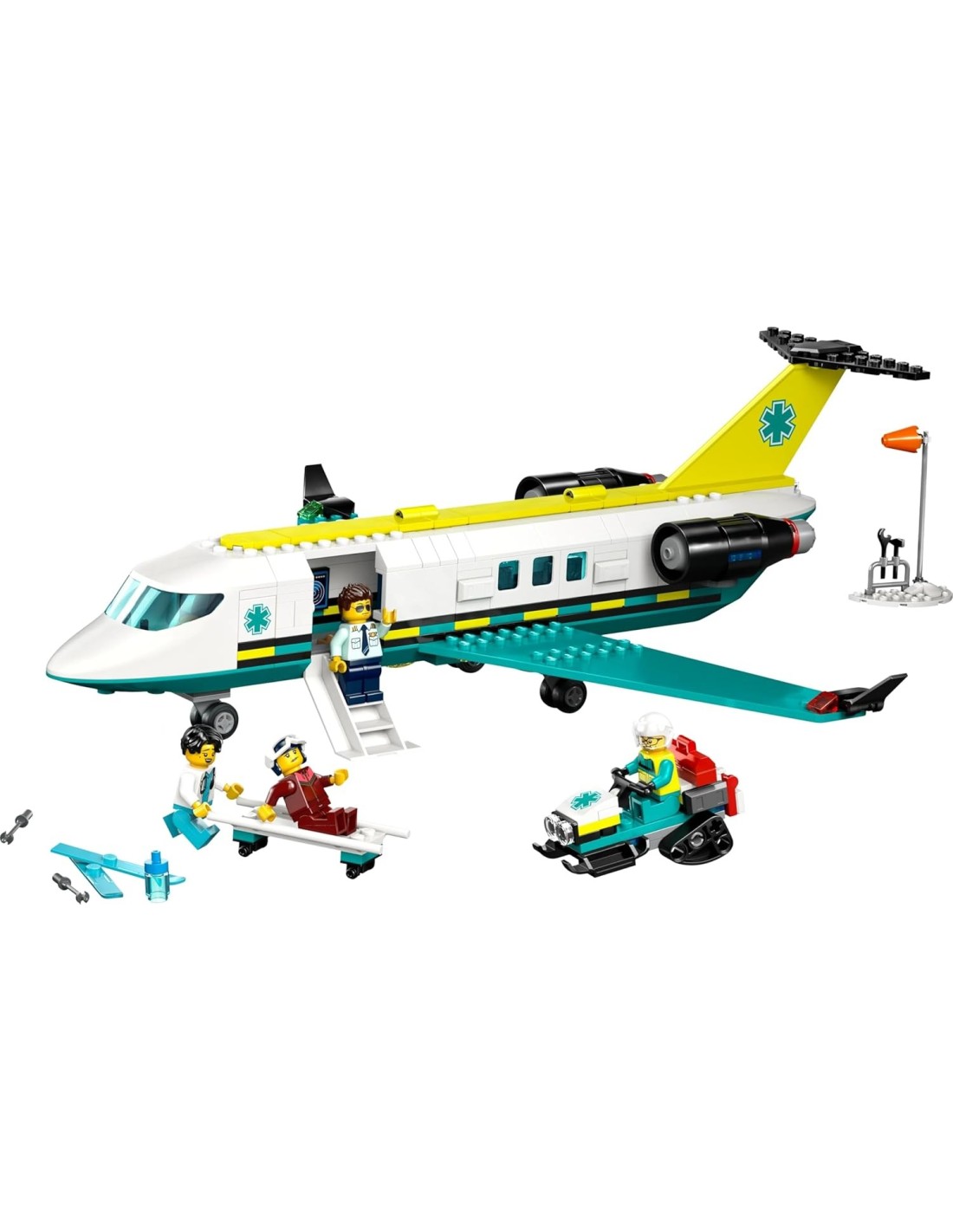LEGO City 60465 Aereo Ambulanza, missioni di soccorso per bambini da 6 anni | Shop in Casa