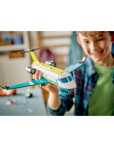 LEGO City 60465 Aereo Ambulanza, missioni di soccorso per bambini da 6 anni | Shop in Casa