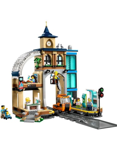 LEGO City 60469 Stazione Centrale, gioco ferroviario per bambini da 7 anni | Shop in Casa