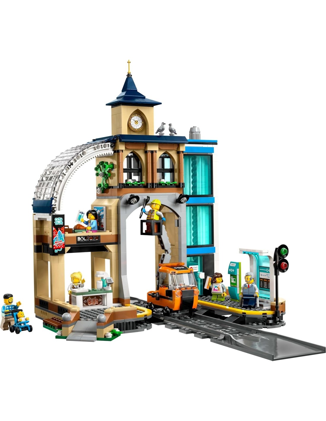 LEGO City 60469 Stazione Centrale, gioco ferroviario per bambini da 7 anni | Shop in Casa