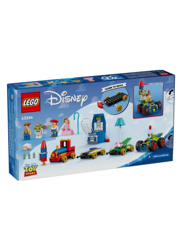 LEGO Disney 43264 Toy Story Treno e Auto RC con 4 minifigure, dai 4 anni | Shop in Casa