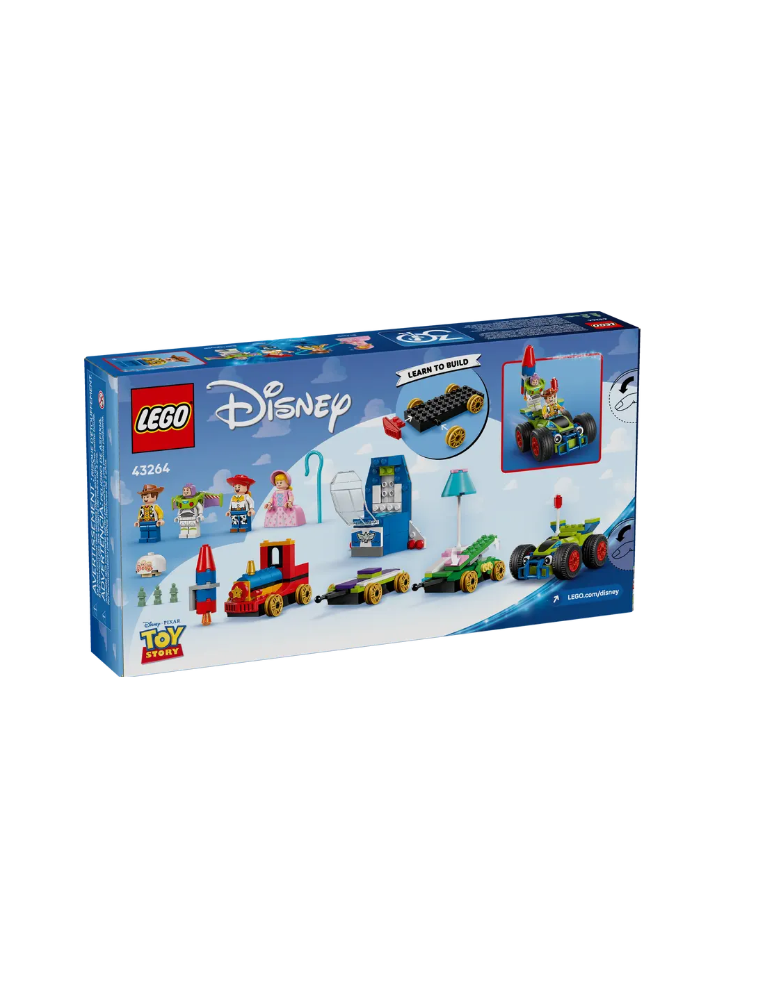 LEGO Disney 43264 Toy Story Treno e Auto RC con 4 minifigure, dai 4 anni | Shop in Casa