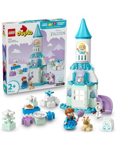 LEGO DUPLO 10455 Frozen, Festa al Castello con Anna, Elsa e Olaf – Gioco Disney per 2+ anni | Shop in Casa