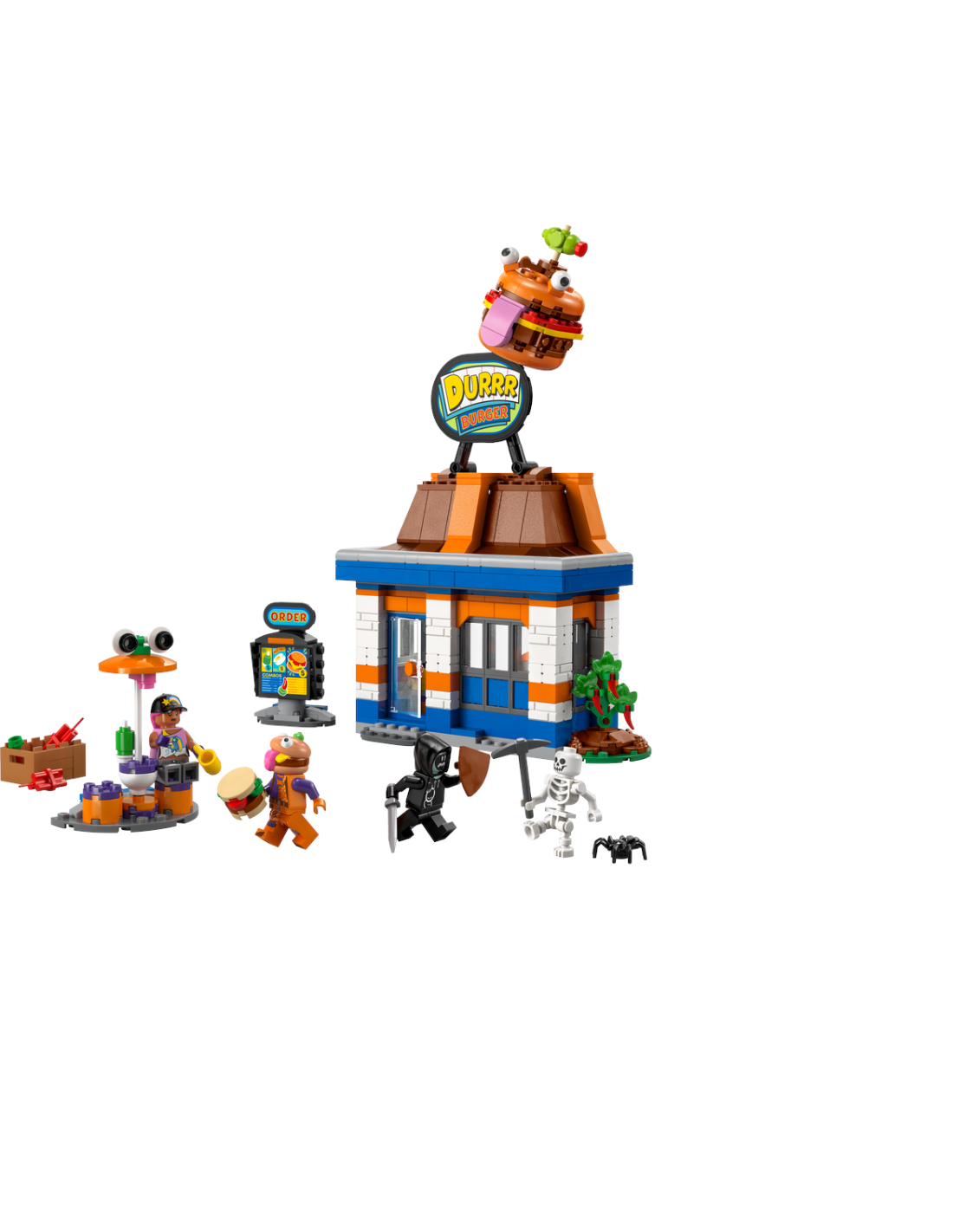 LEGO Fortnite 77076 Ristorante Durrr Burger, set collezione con 3 personaggi esclusivi | Shop in Casa
