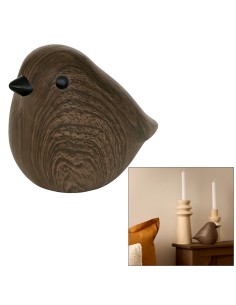 OGGETTISTICA: vendita online Uccellino Decorativo Autumn, Ceramica Tabacco, L 12 cm, P 9,2 cm, H 14,5 cm in offerta