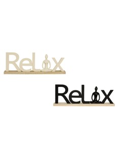 FIGURA SCRITTA 211735 YOGI 36X12CM MDF ASSORTITO