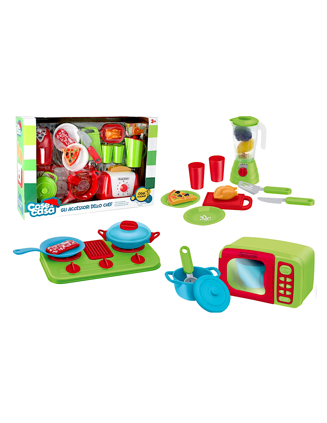 Set elettrodomestici giocattolo con accessori per bambini | shopincasa.it