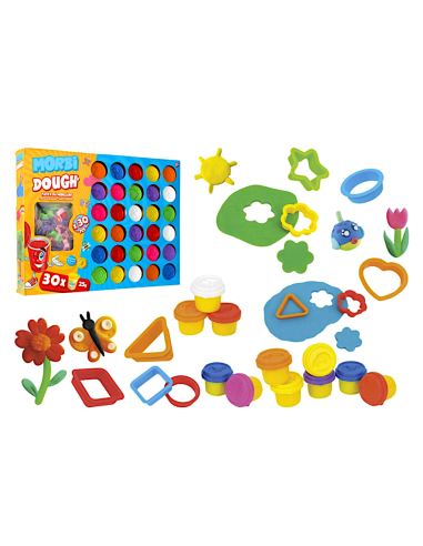Set pasta da modellare per bambini con 30 colori e accessori | shopincasa.it