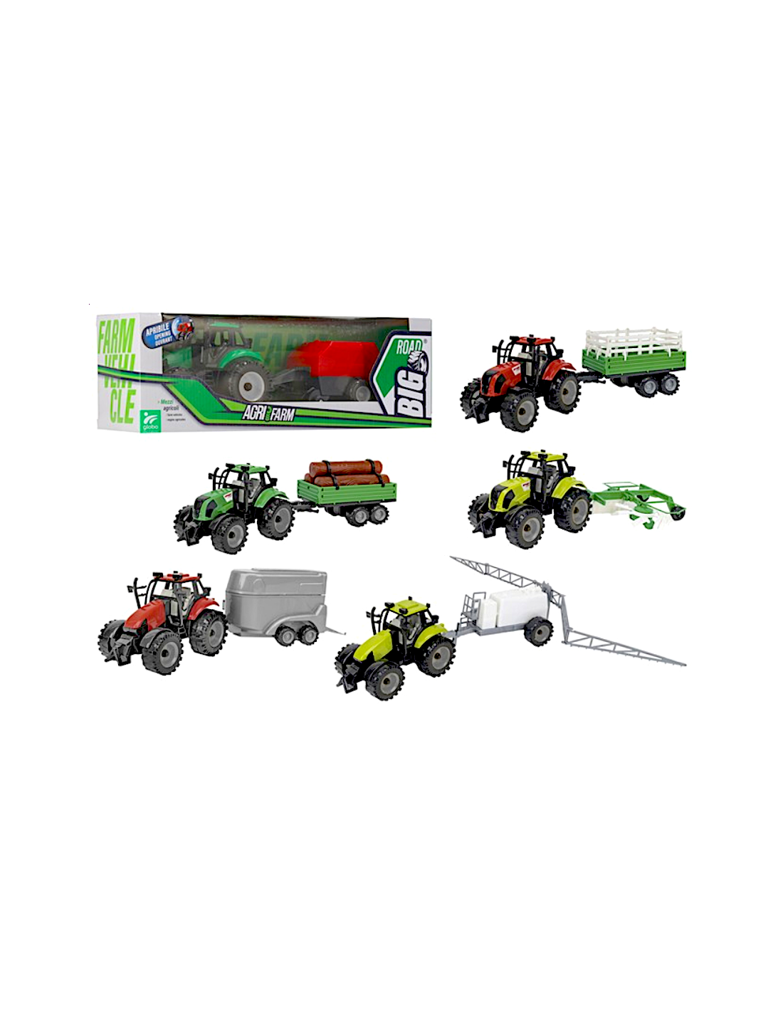 Gioco contadino con trattori e rimorchi per bambini | shopincasa.it