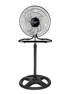 VENTILATORE TRIPLO 43CM MULTIFUNZIONE CON PIANTANA 120CM