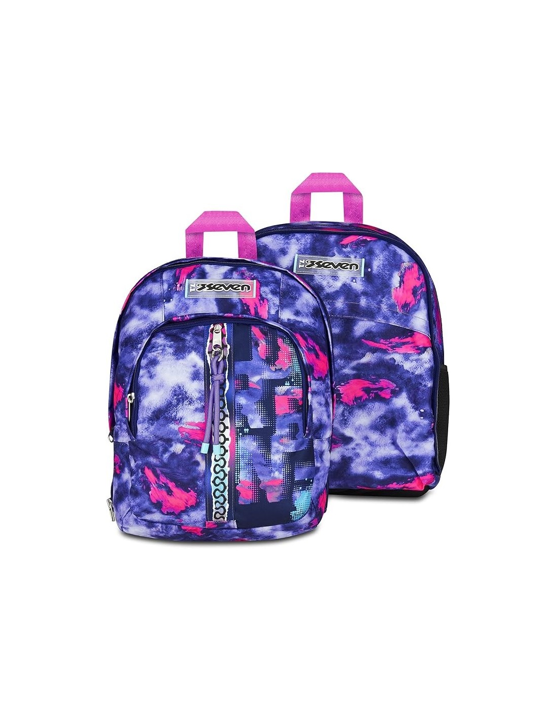 ZAINI: vendita online Seven Zaino Scuola, Dual Detach, Viola, Con Tasca PC, 30x43,5x24 cm in offerta