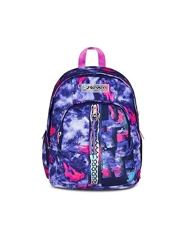 ZAINI: vendita online Seven Zaino Scuola, Dual Detach, Viola, Con Tasca PC, 30x43,5x24 cm in offerta
