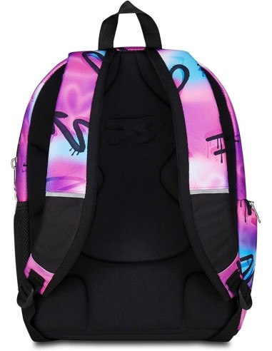 ZAINI: vendita online Seven Zaino Scuola, Dual Detach, Fucsia Azzurro, Doppio Scomparto 32 L, Con Tasca PC, Zaino Ragazza, Sc...
