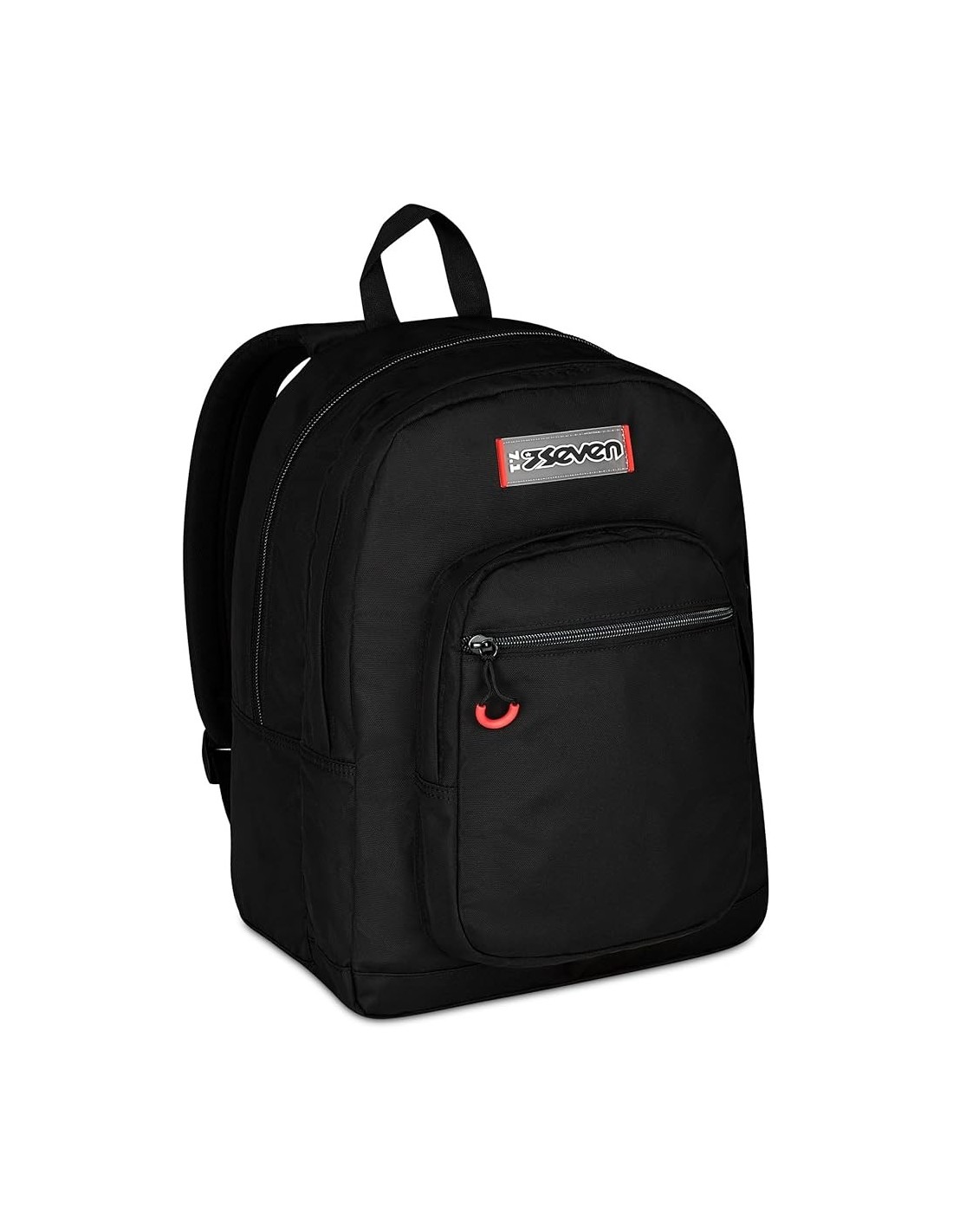 ZAINI: vendita online Seven, Zaino Scuola, Freethink, Nero, 33x44x20 cm, 34 L, Doppio Scomparto, Tasca PC, Scuola in offerta