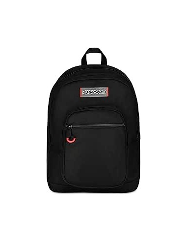ZAINI: vendita online Seven, Zaino Scuola, Freethink, Nero, 33x44x20 cm, 34 L, Doppio Scomparto, Tasca PC, Scuola in offerta