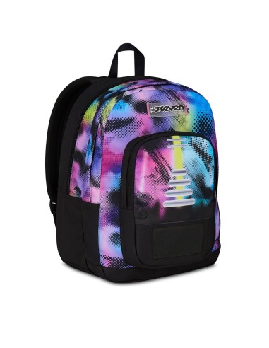 ZAINI: vendita online Seven, Zaino Scuola, Freethink Write Down, LED Programmabile, 33x44x20 cm, Doppio Scomparto, Tasca PC, ...