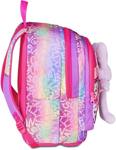 ZAINI: vendita online SJ Gang, Zaino Scuola Advanced, Lilla, Doppio Scomparto, 29 L, 29.5x40x24 cm, Porta Borraccia, Bambina,...