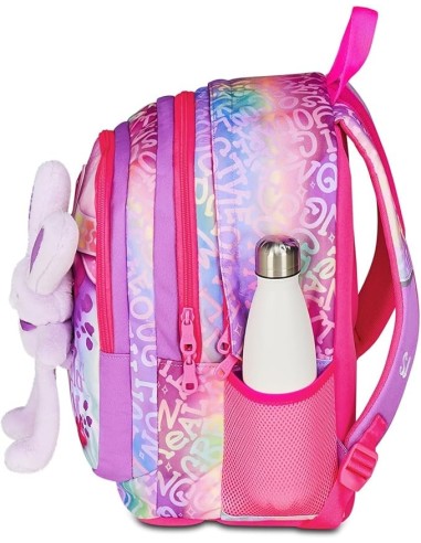 ZAINI: vendita online SJ Gang, Zaino Scuola Advanced, Lilla, Doppio Scomparto, 29 L, 29.5x40x24 cm, Porta Borraccia, Bambina,...