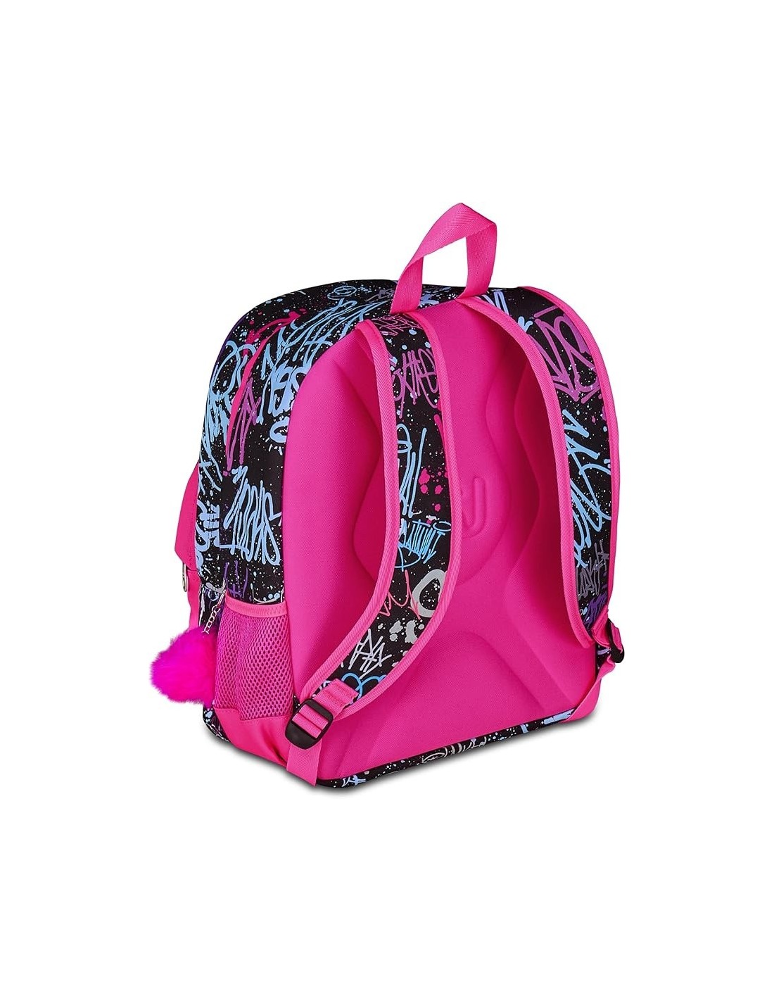 ZAINI: vendita online SJ Gang, Zaino Scuola SJ Ever, Fucsia e Nero, Doppio Scomparto, 30 L, 30x41.5x23 cm, Bambina, Scuola El...