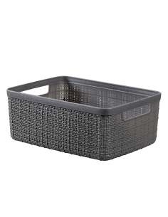 JUTE CESTINO S RETTANGOLARE 5LT ANTRACITE