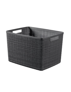 JUTE CESTINO L RETTANGOLARE 20LT ANTRACITE