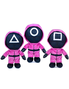 SQUID GAME QUD02000 PELUCHE GUARDIA 28CM ASSORTITO
