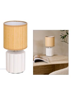 ILLUMINAZIONE: vendita online Lampada Tylia, ceramica bianca, diametro 13 cm, altezza 26,5 cm, design elegante, stoneware in ...